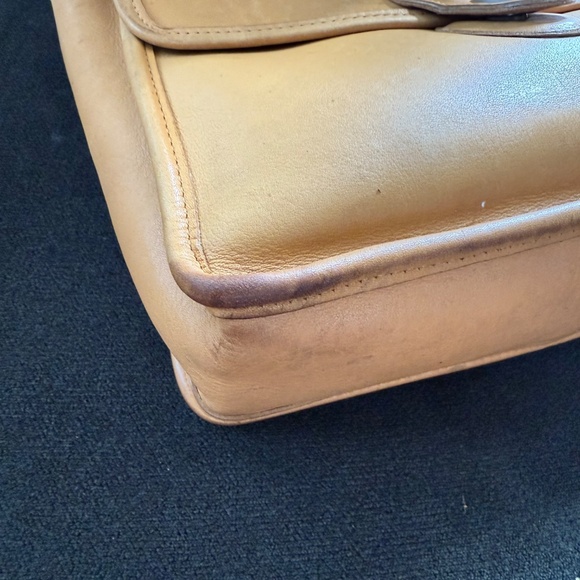 PROJECT Coach Willis 9927 Camel with nickel hardware VINTAGE - Picture 14 of 14